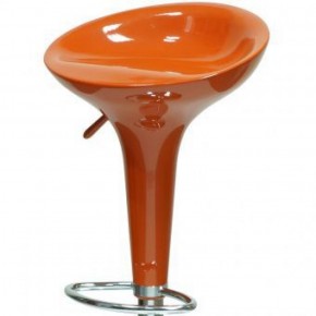 Барный стул Barneo N-100 Bomba оранжевый глянец в Южноуральске - yuzhnouralsk.mebel-74.com | фото