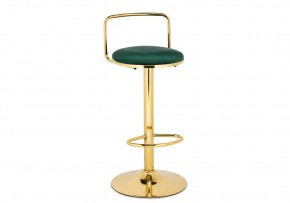 Барный стул Lusia green / gold в Южноуральске - yuzhnouralsk.mebel-74.com | фото