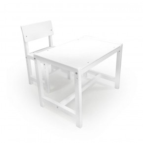 Детский растущий комплект стол и стул Я САМ "Лофт" (Белый, Белый) в Южноуральске - yuzhnouralsk.mebel-74.com | фото