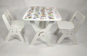 Детский растущий стол-парта и два стула Я САМ "Умка-Дуо" (Алфавит) в Южноуральске - yuzhnouralsk.mebel-74.com | фото