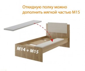 Дуглас (подростковая) М14 Кровать в Южноуральске - yuzhnouralsk.mebel-74.com | фото