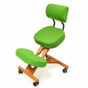 Коленный стул со спинкой Smartstool KW02В + Чехлы в Южноуральске - yuzhnouralsk.mebel-74.com | фото