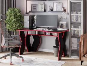 Компьютерный стол КЛ №9.0 (Черный/Красный) в Южноуральске - yuzhnouralsk.mebel-74.com | фото