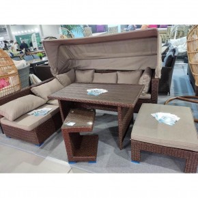 Комплект мебели с диваном AFM-320B-T320 Brown в Южноуральске - yuzhnouralsk.mebel-74.com | фото