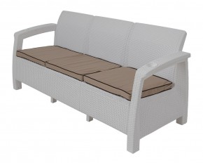 Комплект уличной мебели Yalta Premium Terrace Triple Set (Ялта) белый (+подушки под спину) в Южноуральске - yuzhnouralsk.mebel-74.com | фото