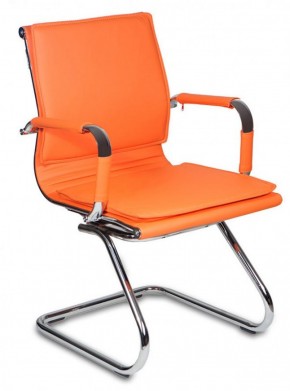 Кресло для посетителя Бюрократ CH-993-Low-V/orange оранжевый в Южноуральске - yuzhnouralsk.mebel-74.com | фото