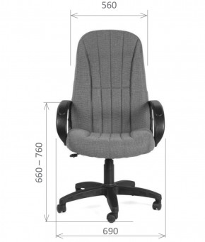 Кресло для руководителя  CHAIRMAN 685 СТ (ткань стандарт 20-23 серая) в Южноуральске - yuzhnouralsk.mebel-74.com | фото