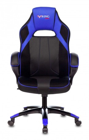 Кресло игровое Бюрократ VIKING 2 AERO BLUE черный/синий в Южноуральске - yuzhnouralsk.mebel-74.com | фото