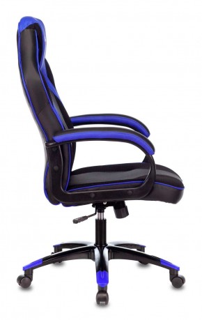 Кресло игровое Бюрократ VIKING 2 AERO BLUE черный/синий в Южноуральске - yuzhnouralsk.mebel-74.com | фото