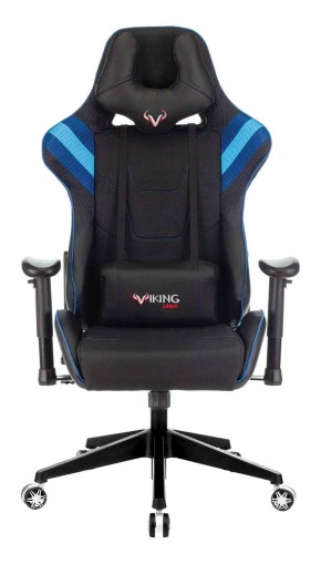 Кресло игровое Бюрократ VIKING 4 AERO BLUE черный/синий в Южноуральске - yuzhnouralsk.mebel-74.com | фото