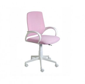 Кресло Ирис White сетка/ткань розовая в Южноуральске - yuzhnouralsk.mebel-74.com | фото