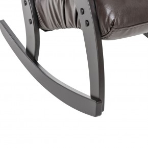 Кресло-качалка Модель 67 Венге, к/з Oregon perlamutr 120 в Южноуральске - yuzhnouralsk.mebel-74.com | фото