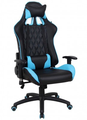 Кресло компьютерное BRABIX "GT Master GM-110" (черное/голубое) 531928 в Южноуральске - yuzhnouralsk.mebel-74.com | фото