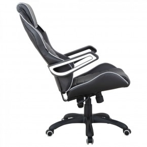 Кресло компьютерное BRABIX Techno Pro GM-003 (экокожа черное/серое, вставки серые) 531814 в Южноуральске - yuzhnouralsk.mebel-74.com | фото