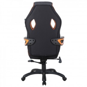 Кресло компьютерное BRABIX Techno Pro GM-003 (ткань черное/серое, вставки оранжевые) 531813 в Южноуральске - yuzhnouralsk.mebel-74.com | фото