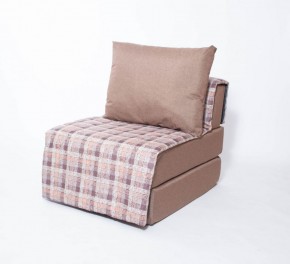 Кресло-кровать бескаркасное Харви (коричневый-квадро беж) в Южноуральске - yuzhnouralsk.mebel-74.com | фото