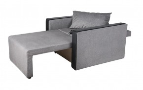 Кресло-кровать Милена с подлокотниками (серый) Велюр в Южноуральске - yuzhnouralsk.mebel-74.com | фото