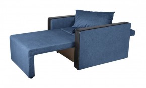 Кресло-кровать Милена с подлокотниками (синий) Велюр в Южноуральске - yuzhnouralsk.mebel-74.com | фото