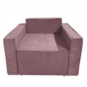 Кресло-кровать Принц КК1-ВР (велюр розовый) в Южноуральске - yuzhnouralsk.mebel-74.com | фото