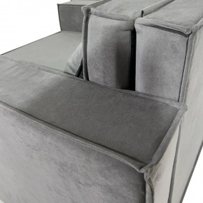 Кресло-кровать Принц КК1-ВСе (велюр серый) в Южноуральске - yuzhnouralsk.mebel-74.com | фото