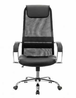 Кресло офисное BRABIX PREMIUM "Stalker EX-608 CH" (хром, ткань-сетка/кожзам, черное) 532091 в Южноуральске - yuzhnouralsk.mebel-74.com | фото