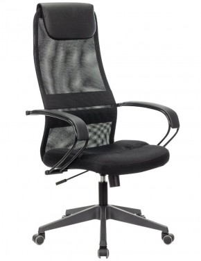 Кресло офисное BRABIX PREMIUM "Stalker EX-608 PL" (ткань-сетка/кожзам, черное) 532090 в Южноуральске - yuzhnouralsk.mebel-74.com | фото
