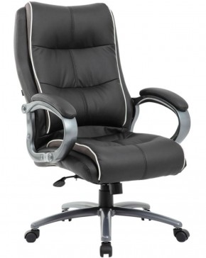 Кресло офисное BRABIX PREMIUM "Strong HD-009" (экокожа черная, ткань серая) 531945 в Южноуральске - yuzhnouralsk.mebel-74.com | фото