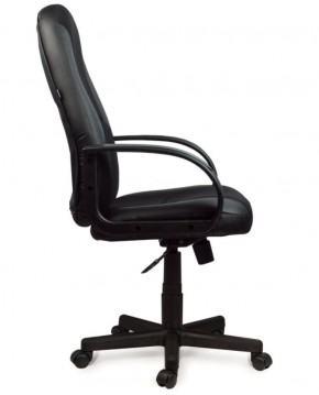Кресло офисное BRABIX "City EX-512" (кожзам черный, ткань черная) 531407 в Южноуральске - yuzhnouralsk.mebel-74.com | фото