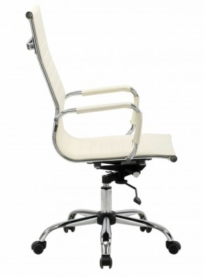 Кресло офисное BRABIX "Energy EX-509" (экокожа, хром, бежевое) 531166 в Южноуральске - yuzhnouralsk.mebel-74.com | фото