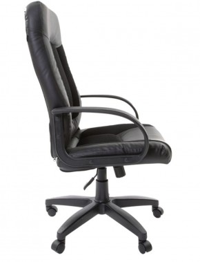 Кресло офисное BRABIX "Strike EX-525" (экокожа черная, ткань черная) 531381 в Южноуральске - yuzhnouralsk.mebel-74.com | фото