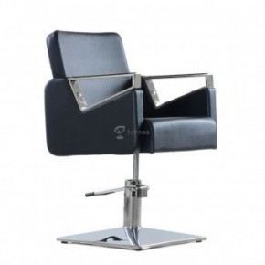 Кресло парикмахерское Barneo 6300V5 черное в Южноуральске - yuzhnouralsk.mebel-74.com | фото