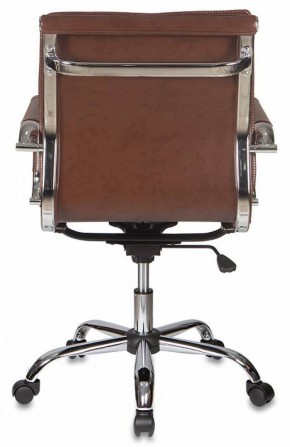 Кресло руководителя Бюрократ CH-993-LOW/BROWN коричневый в Южноуральске - yuzhnouralsk.mebel-74.com | фото