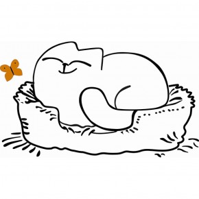 Кровать двухуровневая Кот № 900.1 ЛЕВАЯ (туя светлая/белый) в Южноуральске - yuzhnouralsk.mebel-74.com | фото