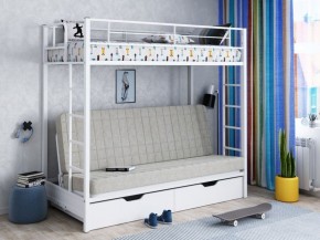Кровать двухъярусная с диваном "Мадлен-ЯЯ" с ящиками в Южноуральске - yuzhnouralsk.mebel-74.com | фото