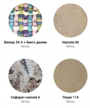 Кровать Эко 1400 (ткань 1 кат) в Южноуральске - yuzhnouralsk.mebel-74.com | фото