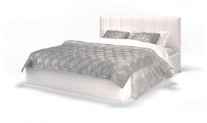 Кровать Элен 1600 + основание с ПМ (Vega white) белый в Южноуральске - yuzhnouralsk.mebel-74.com | фото