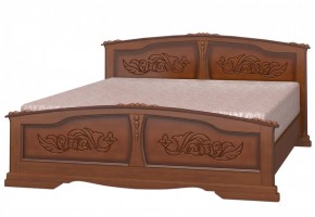 ЕЛЕНА Кровать из массива 1200 (Орех) в Южноуральске - yuzhnouralsk.mebel-74.com | фото