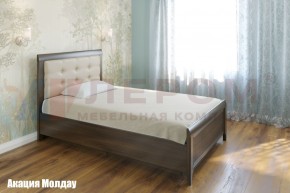 Кровать КР-1031 с мягким изголовьем в Южноуральске - yuzhnouralsk.mebel-74.com | фото