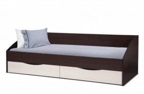 Кровать одинарная "Фея - 3" симметричная New (2000Х900) венге/вудлайн кремовый в Южноуральске - yuzhnouralsk.mebel-74.com | фото
