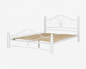 Кровать "Фортуна 1" КМД 2.01 Белая (1200*2000) (ножки-белые) с коваными элементами в Южноуральске - yuzhnouralsk.mebel-74.com | фото