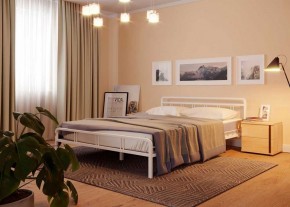 Кровать "Леон" Белая ( 900*2000) (ножки-белые) в Южноуральске - yuzhnouralsk.mebel-74.com | фото