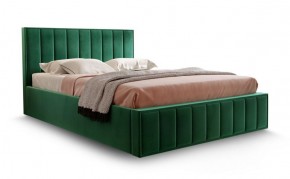 Кровать "Вена" 1600 СТАНДАРТ Вариант 1 Мора зеленый + ортопедическое основание на 5 опорах в Южноуральске - yuzhnouralsk.mebel-74.com | фото