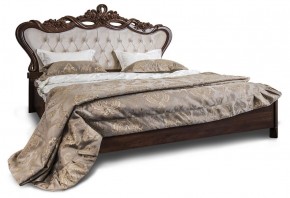 Кровать с мягким изголовьем Афина 1600 (караваджо) ламели в Южноуральске - yuzhnouralsk.mebel-74.com | фото