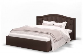 Кровать Стелла 1200 + Основание (Лесмо brown) коричневый в Южноуральске - yuzhnouralsk.mebel-74.com | фото
