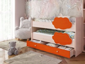 Кровать выкатная Соник на щитах (800*1600) с бортиком + ящик в Южноуральске - yuzhnouralsk.mebel-74.com | фото