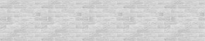 Кухонный фартук 610х3000х1,5 (композит) КМ Кирпич серый в Южноуральске - yuzhnouralsk.mebel-74.com | фото