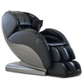 Массажное кресло PS6500 черно-серебряное в Южноуральске - yuzhnouralsk.mebel-74.com | фото