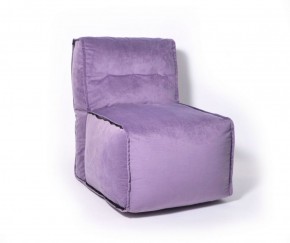 Прямое модульное бескаркасное кресло Комфорт (Фиолет велюр) в Южноуральске - yuzhnouralsk.mebel-74.com | фото