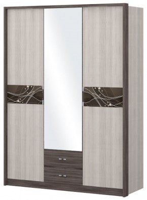Шкаф 3-х дверный с зеркалом Шк68.2 МС Николь в Южноуральске - yuzhnouralsk.mebel-74.com | фото