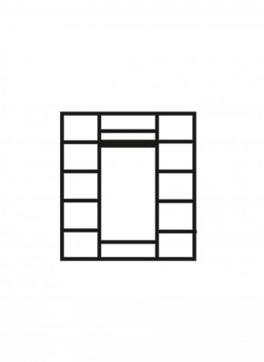 Шкаф 4-х дверный (2 зеркала) для платья и белья Венеция дуб седан (ВНШ1/4) в Южноуральске - yuzhnouralsk.mebel-74.com | фото